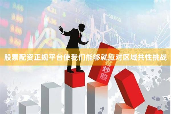 股票配资正规平台使我们能够就应对区域共性挑战